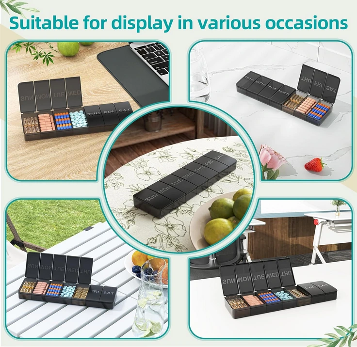 Screenshot 2025-11-28 at 09-10-56 Amazon.com Organizador semanal de píldoras contenedor portátil para píldoras compartimentos grandes soporte diario para vitaminas aceites de pescado o suplementos caja sin BPA color negro T[...].webp