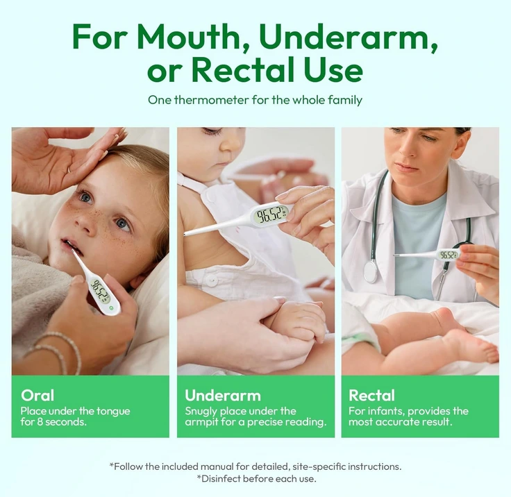 Screenshot 2026-03-21 at 13-29-29 Amazon.com Termómetro de 8 segundos para adultos y niños termómetro preciso y seguro para bebés con alarma de fiebre y recuperación de memoria uso oral rectal o axilas Salud y Hogar.webp
