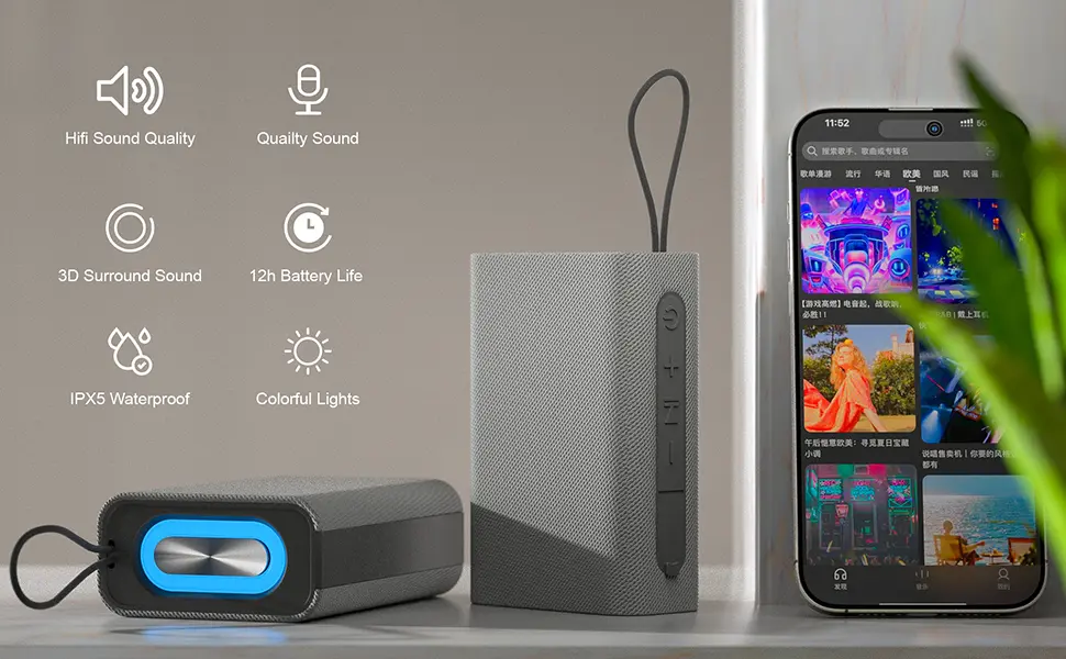 Screenshot 2025-07-17 at 22-02-46 Amazon.com PEICHENG Altavoz altavoces Bluetooth inalámbricos portátiles sonido estéreo fuerte impermeable con luces RGB TWS Paire de larga duración para el hogar fiesta al aire libre dispos[...].webp