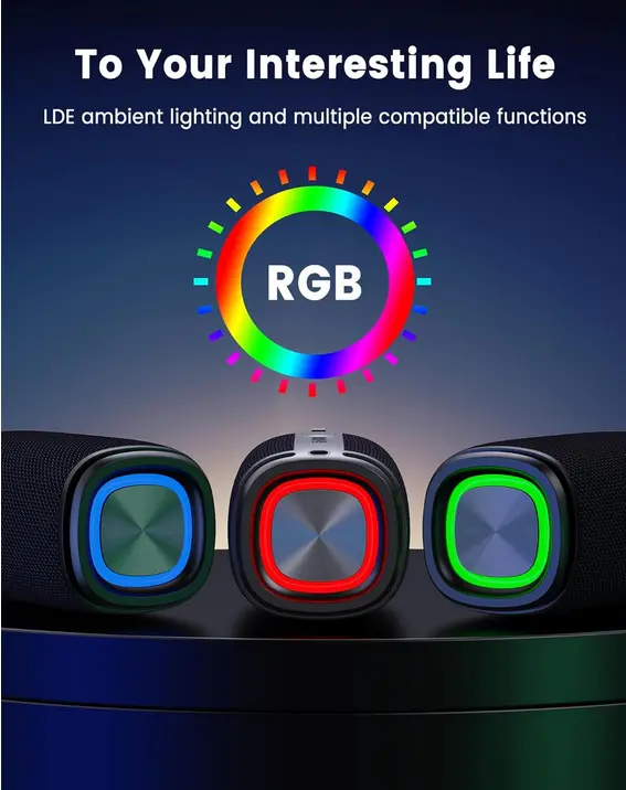 Screenshot 2025-07-17 at 22-40-56 Amazon.com JaxiLano Altavoz Bluetooth altavoz Bluetooth inalámbrico con luz BT5.3 IPX6 resistente al agua accesorios electrónicos para el hogar fiesta al aire libre regalo de cumpleaños (ne[...].webp