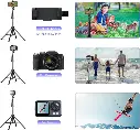 Screenshot 2025-07-17 at 22-56-46 Amazon.com Fugetek Trípode selfie stick de 62 pulgadas para iPhone diseño estable de 4 patas control remoto Bluetooth palo y piernas de aluminio ligero portátil todo en uno compatible con i[...].webp