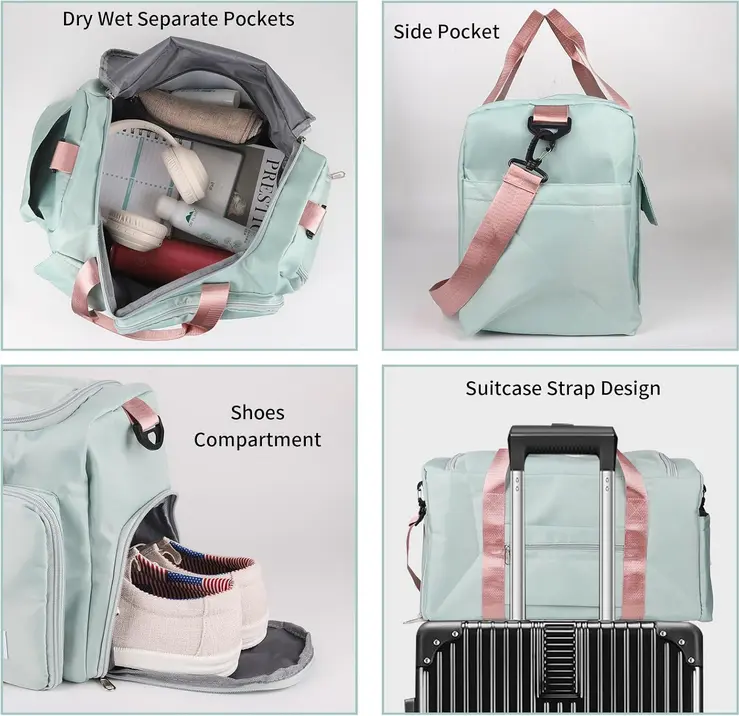 Screenshot 2025-07-17 at 23-34-00 Amazon.com taddsfyq Pequeña bolsa de gimnasio plegable para mujer bolsa de lona para viajes bolsas de fin de semana para mujeres ideal para gimnasio viajes y más Verde Moda Ropa Zapatos y J[...].webp