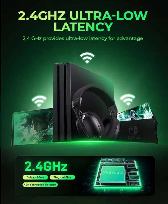 Screenshot 2025-07-17 at 23-43-11 Amazon.com Globvanx Auriculares inalámbricos para juegos para PS5 PS4 PC Mac Switch auriculares para juegos de 2.4 GHz con Bluetooth 5.4 micrófono con cancelación de ruido ENC oculto baterí[...].webp