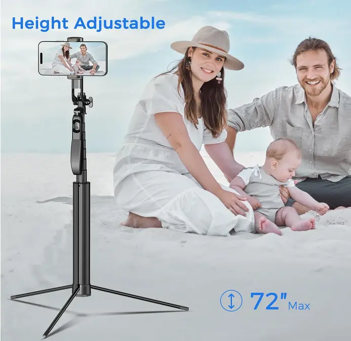 Screenshot 2025-07-18 at 00-09-48 Amazon.com Trípode de viaje para teléfono celular con control remoto y soporte para teléfono palo selfie extensible para iPhone trípode de iPhone para grabación de video soporte de trípode [...].webp
