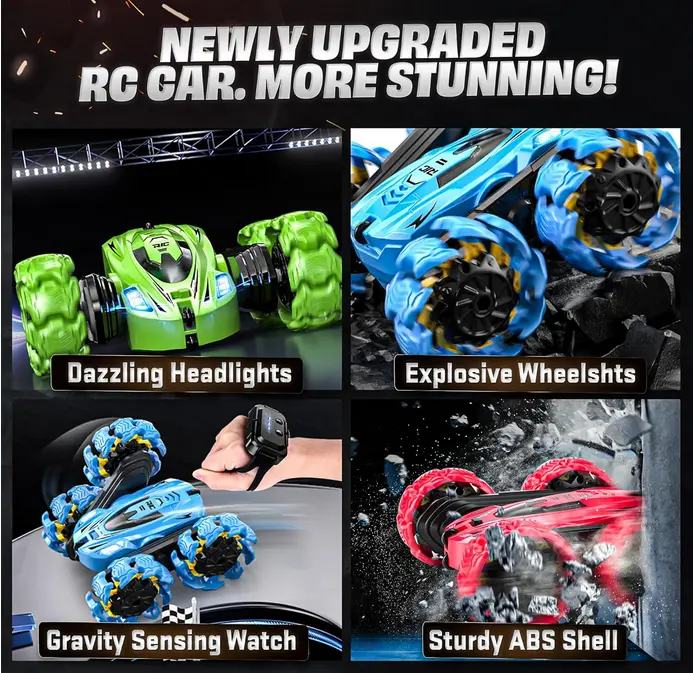 Screenshot 2025-06-03 at 19-42-47 Amazon.com BEZGAR Auto a control remoto - Rueda explosiva con detección de gestos con rotación de 360° de doble cara 4WD con faros baterías recargables regalos de Navidad para niños (rojo) [...].webp