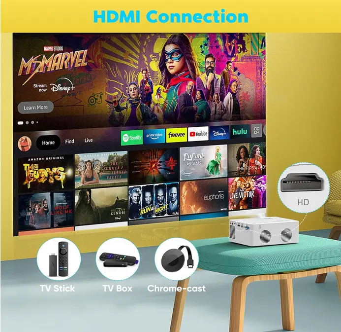 Screenshot 2025-09-23 at 19-41-03 Amazon.com PURSHE Mini proyector Bluetooth Full HD 1080P compatible con proyector de películas portátil para exteriores para iOS Android Windows compatible con TV Stick_HDMI_Smartphone_PS4_[...].webp