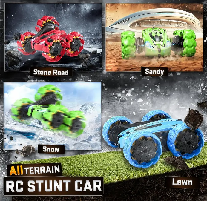 Screenshot 2025-06-03 at 19-46-22 Amazon.com BEZGAR Auto a control remoto - Rueda explosiva con detección de gestos con rotación de 360° de doble cara 4WD con faros baterías recargables regalos de Navidad para niños (rojo) [...].webp