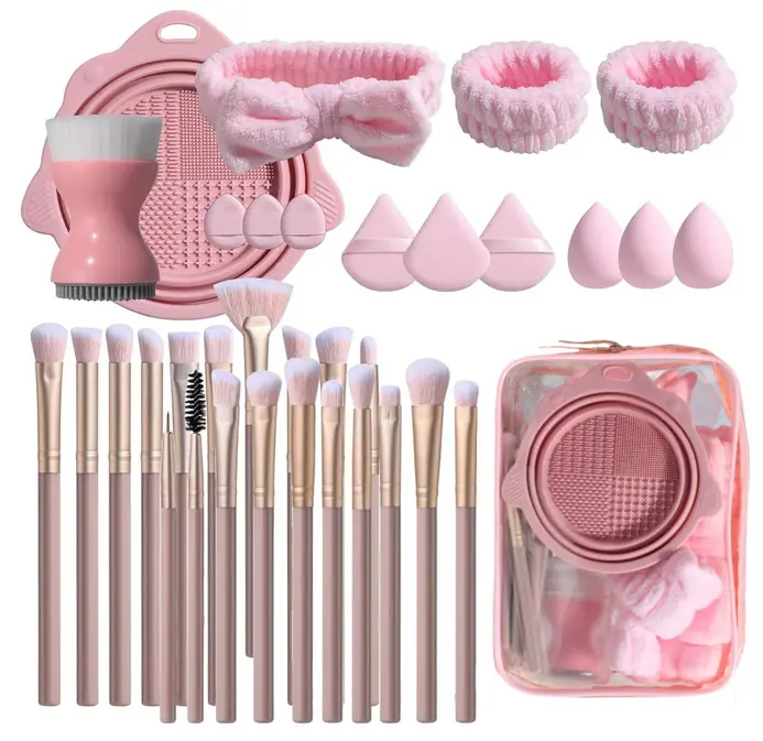 Screenshot 2025-09-24 at 11-09-38 Amazon.com BS-MALL Juego de 34 brochas de maquillaje base sintética de alta calidad correctores de polvo para sombras de ojos brochas de rubor con bolsa (PINK) Belleza y Cuidado Personal.webp