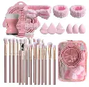 Screenshot 2025-09-24 at 11-09-38 Amazon.com BS-MALL Juego de 34 brochas de maquillaje base sintética de alta calidad correctores de polvo para sombras de ojos brochas de rubor con bolsa (PINK) Belleza y Cuidado Personal.webp