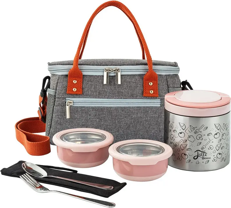 Screenshot 2025-10-13 at 10-59-38 Amazon.com Lille Home Juego de lonchera una caja aislada al vacío de Bento_Snack que mantiene la comida caliente durante 3-4 horas dos recipientes de alimentos de acero inoxidable una bolsa[...].webp