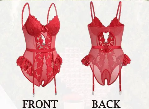 Screenshot 2025-10-23 at 10-18-29 Amazon.com Avidlove Body de encaje para mujer lencería sexy con liga conjunto de lencería de peluche Borgoña Ropa Zapatos y Joyería.webp