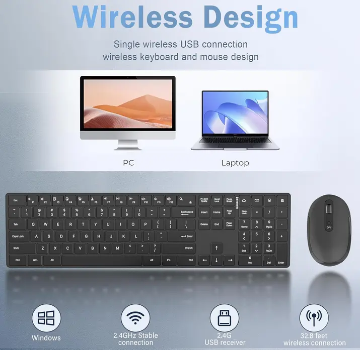 Screenshot 2025-10-23 at 10-29-46 Amazon.com Combo de teclado y mouse inalámbricos - Conexión inalámbrica de 2.4 GHz - Ultra delgado - Ratón silencioso juego de teclado y mouse compacto de tamaño completo - Ajustable 1600 D[...].webp