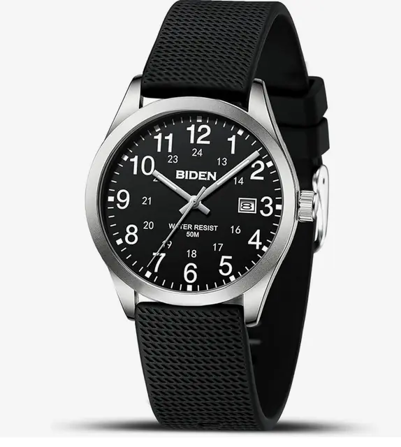 Screenshot 2025-10-23 at 10-49-59 Amazon.com LN LENQIN Relojes analógicos de cuarzo para hombre unisex reloj de enfermera resistente al agua hasta 98.4 ft para enfermeras profesionales médicos tiempo militar con segunda man[...].webp