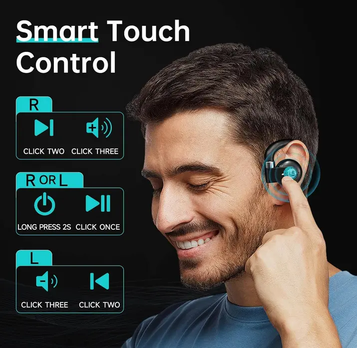 Screenshot 2025-10-23 at 14-09-53 Amazon.com WELLMOON Auriculares inalámbricos Bluetooth 5.3 con ganchos para los oídos ajuste de 85° transmisión de sonido direccional de 90 horas de reproducción sonido premium llamada HD a[...].webp