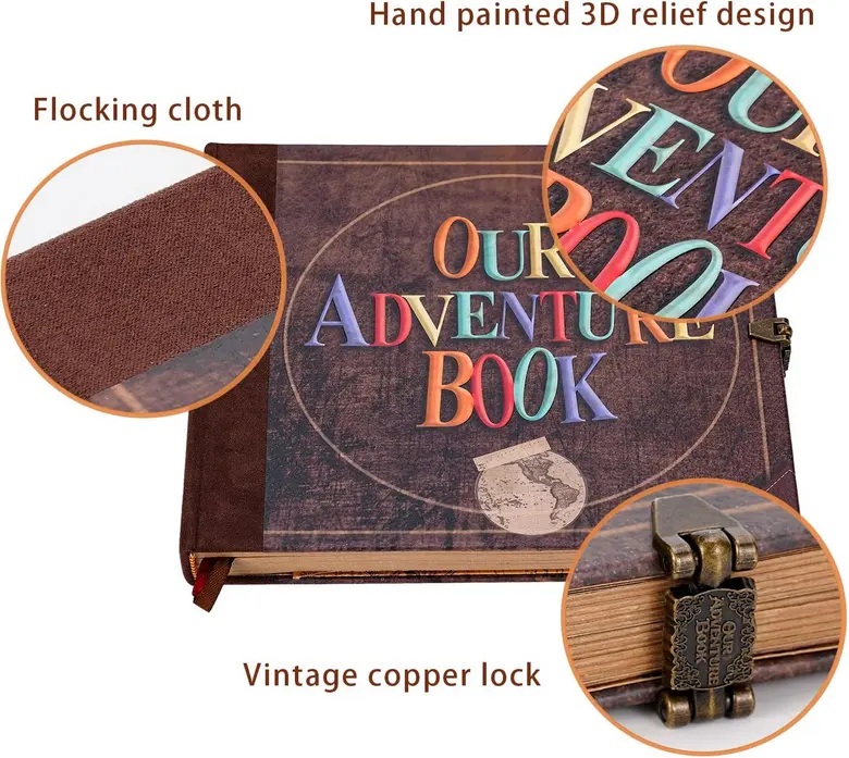 Screenshot 2025-10-23 at 15-20-06 Amazon.com Our Adventure Book - 146 páginas de 8.9 x 7.7 pulgadas álbum de fotos estilo retro tapa de letras en relieve diario de viaje libro de recortes para parejas libro de recuerdos par[...].webp