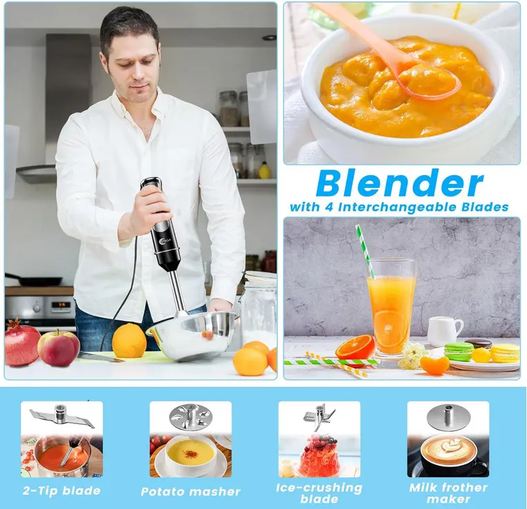 Screenshot 2025-10-23 at 15-50-52 Amazon.com FKN Batidora de inmersión de mano con 4 cuchillas intercambiables batidora de mano 8 en 1 eléctrica con motor de 500 W batidora de mano de 8 velocidades y modo turbo con picadora[...].webp