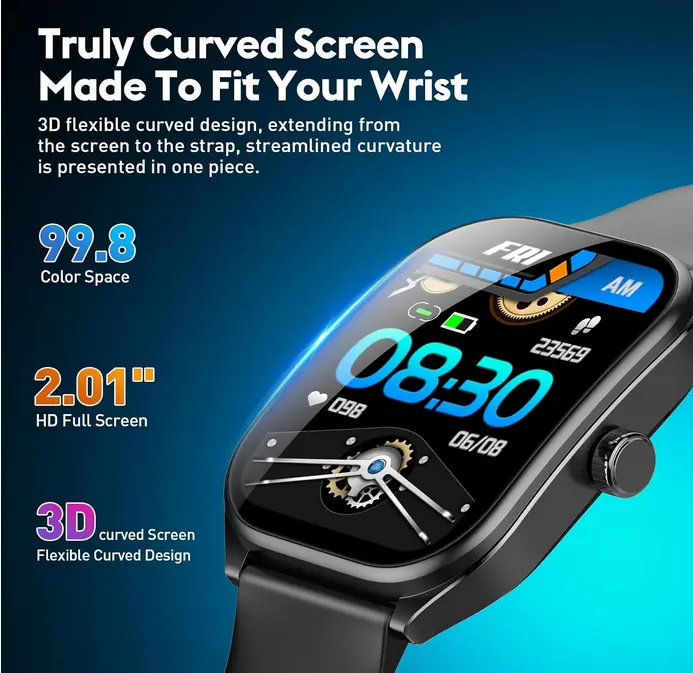 Screenshot 2025-07-10 at 18-00-19 Amazon.com Curve - Reloj inteligente para hombres y mujeres responde a llamadas rastreador de fitness de 2.01 pulgadas con 100 modos deportivos contador de pasos ritmo cardíaco rastreador d[...].webp