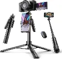 🎥 Trípode Extensible LISEN – 170 cm, con Control Remoto y Rotación 360°