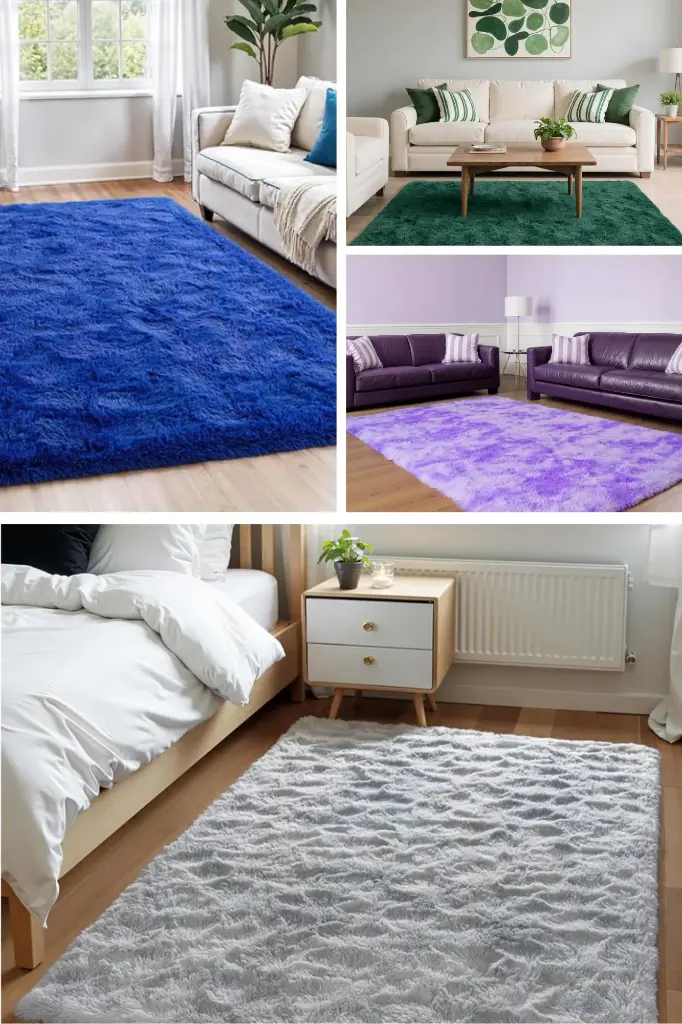 🛋️ Alfombra Afelpada – (121x182 cm) Ultra Suave y Antideslizante