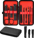 Kit de Manicure Profesional – 10 Piezas en Estuche Negro