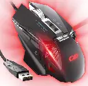🖱️ Mouse Gamer con Cable RGB – 12800 DPI, 7 Botones y Diseño Ergonómico