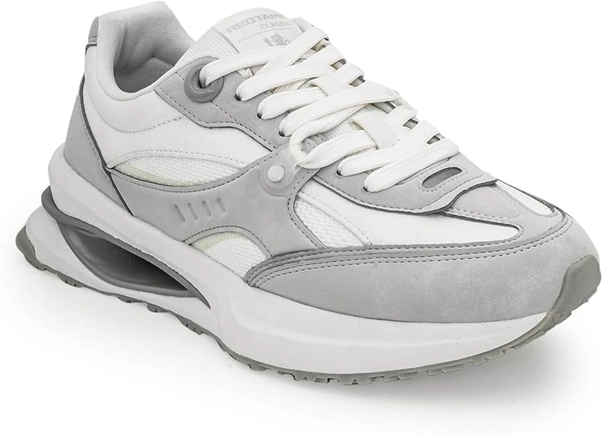 Tenis Casual para Hombre, en Color Blanco y Negro