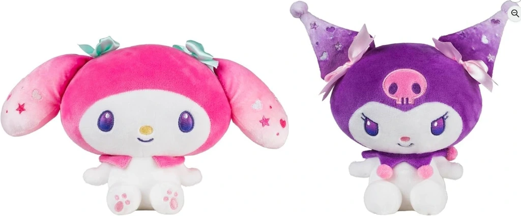 Set de Peluches My Melody y Kuromi Aniversario – 2 Piezas
