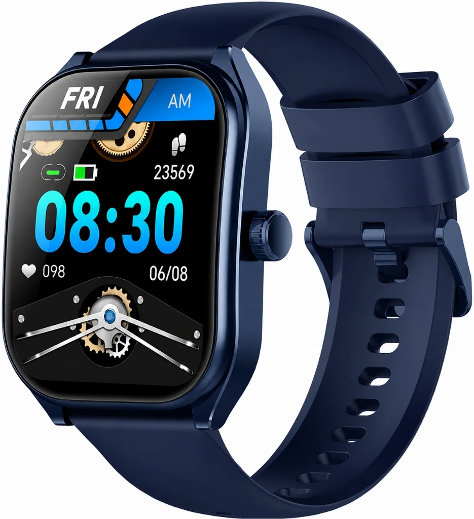 Smartwatch Crurvo – Compatible con Android e iPhone | Pantalla 2.01"
