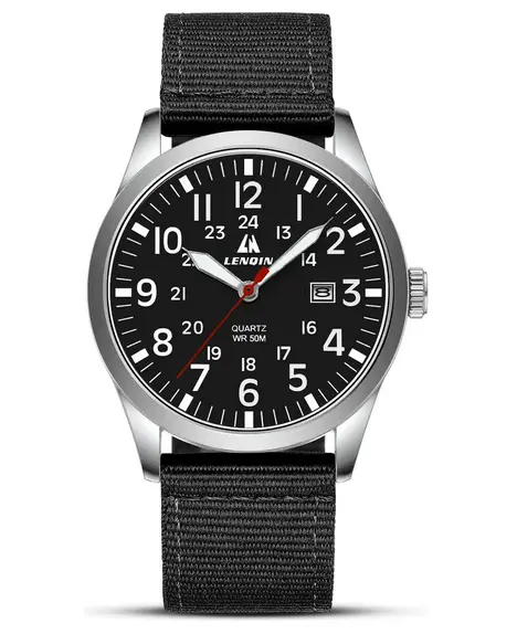 LN LENQIN | Reloj Militar con Correa de Nylon