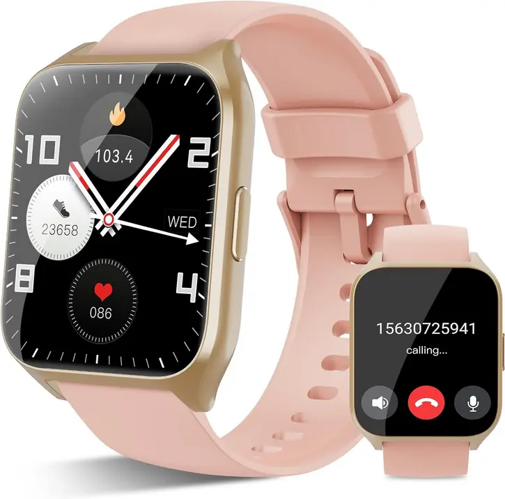 Smart Watch - Rosado & Oro