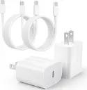 Cargador rápido| USB-C de 20 W + compatible con iPhone y Android