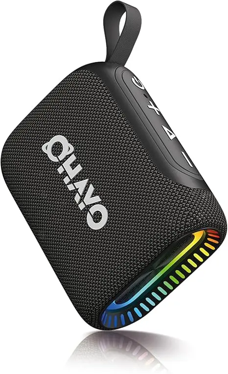 Altavoz Bluetooth – ¡Luz RGB, 24h de música y bajos que retumban! 