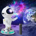 Proyector Galaxia Astronauta – Luz nocturna de estrellas y nebulosa con rotación 360°. 