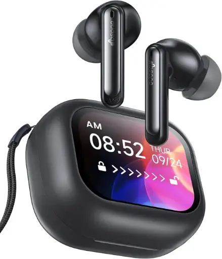 🎧 Auriculares Inalámbricos con Pantalla LED Touch 