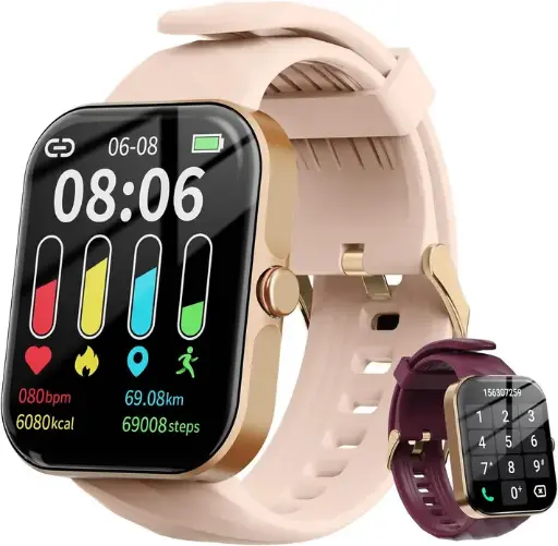 ⌚ Smartwatch Deportivo con Llamadas y Monitor de Salud – Doble Correa