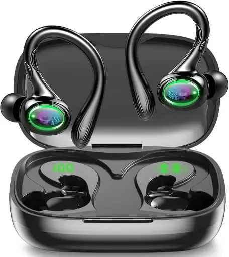 🎧 Auriculares Bluetooth 5.3 – 60 h de Reproducción, Cancelación de Ruido y Pantalla LED