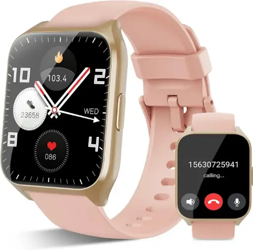 Smart Watch - Rosado & Oro
