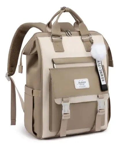 Mochila LOVEVOOK para Laptop – Impermeable, con Múltiples Bolsillos y Estilo Casual para Escuela o Trabajo